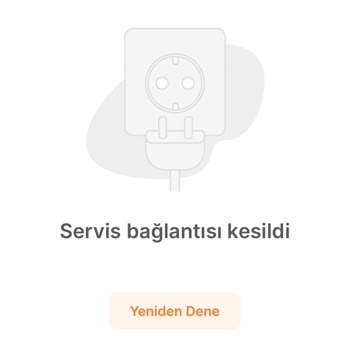 Hepsiburada Servis Bağlantısı Kesildi Hatası