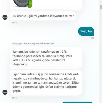 Amazon Ürün İade Sorumsuzluğu