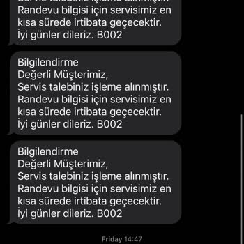 Daikin Servis Yetersizliği Sebebiyle Sorun Çözülemiyor