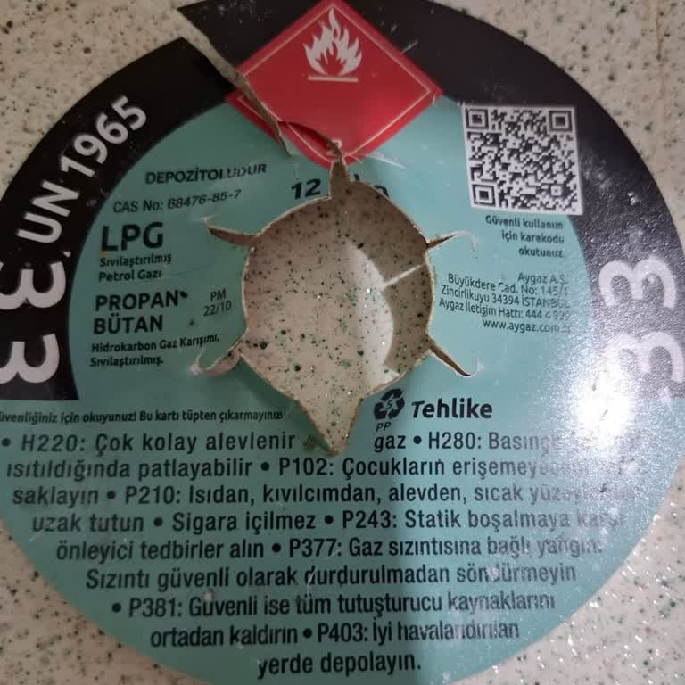 Aygaz 12kg Ev Tüpü Gürültülü Kaçak Ve İhmal