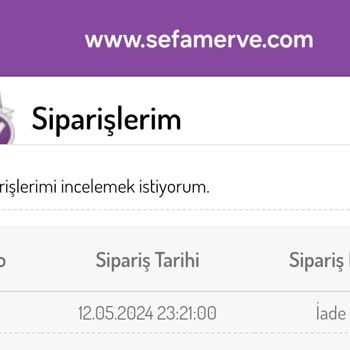 Sefamerve İade Ücretini Ödemiyor