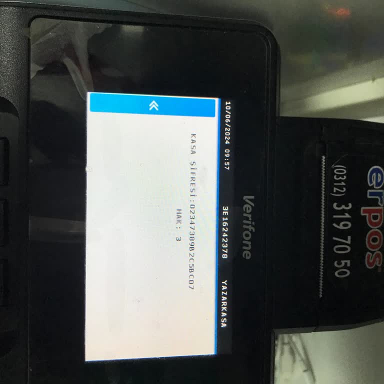 Verifone Panaroma Bilişim Verifon Yazar Kasa Pos Şifre Hatası