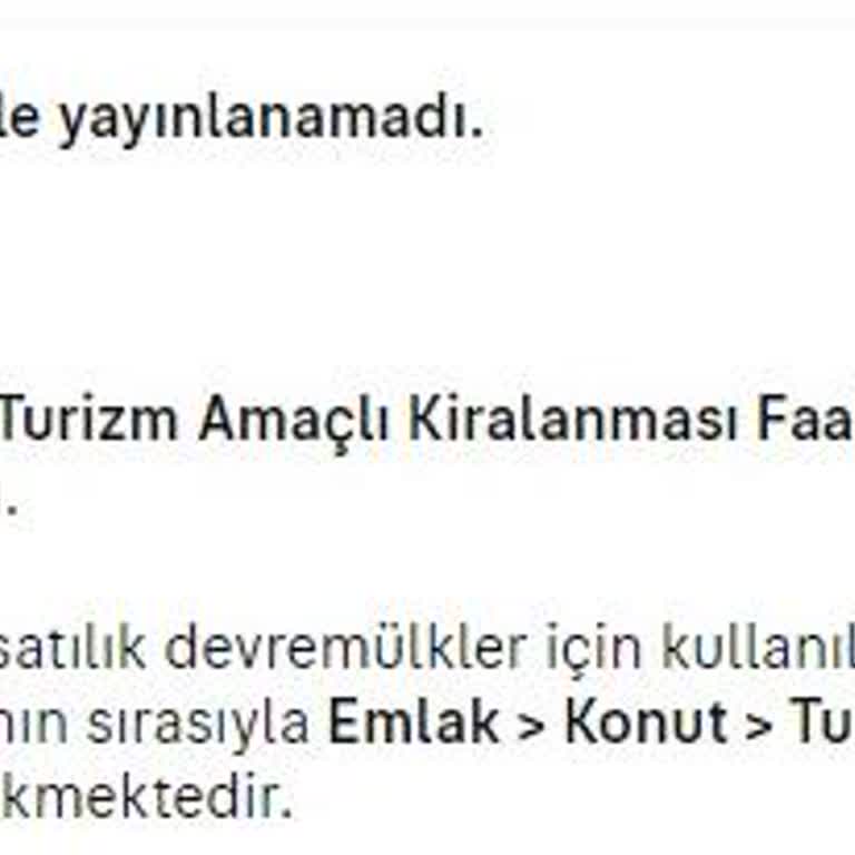 Sahibinden.com İlan İptali Ve Ücret İade Etmeme Sorunu