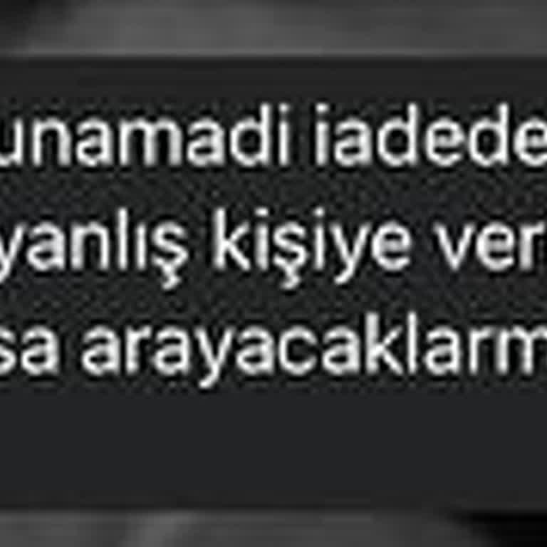 Yurtiçi Kargo Reyhanlı Kayıp Kargo