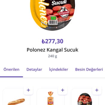 Polonez Dana Kangal Sucuk İçindeki Tuhaf Tortular