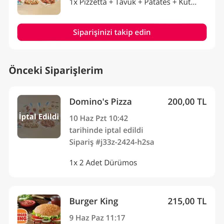 Domino's Pizza Olumsuz Üslup Geç Gelen Ürün