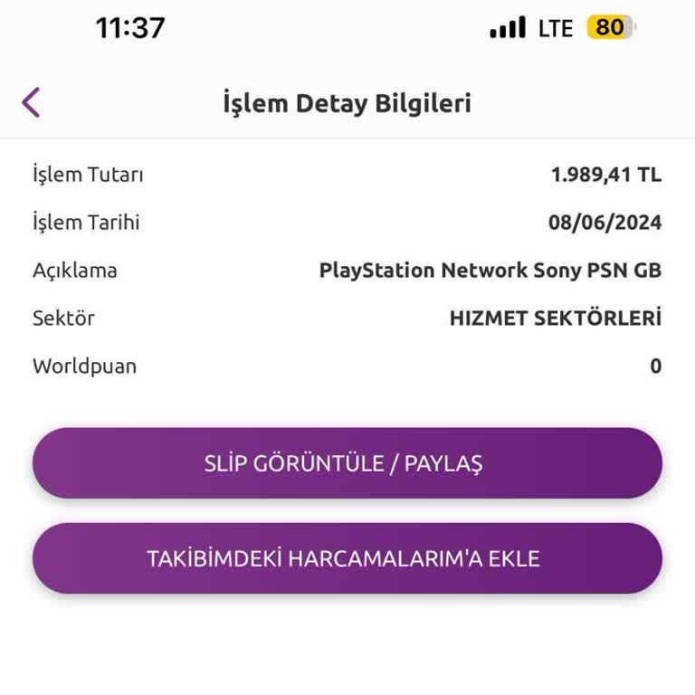 Yapı Kredi Sony PlayStation Store Harcamasında Fazla Ücret Çekimi