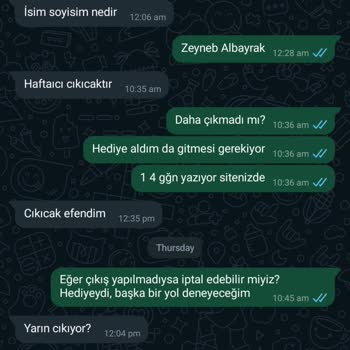 Qaria Modadan Verdiğim Sipariş 2 Haftadır Kargoya Verilmedi.