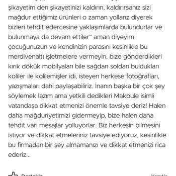 ￼ Hepsiburada Mağazasında Güvenilir Olmayan Morsalkım Ahşap Mağazası
