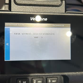 Verifone Kasa Şifre Hatası