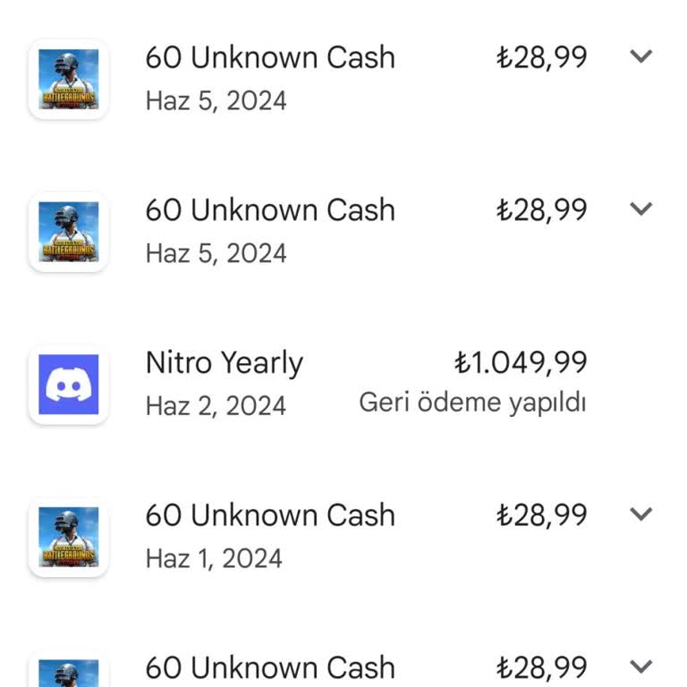 Discord.com Google Play Geri Ödeme İsteği!