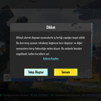 Pubgdestek.com İş Birliği Nedeni İle Ban