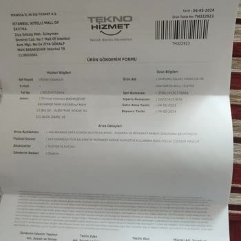 Samsung Galaxy Z Fold4 Şikayet