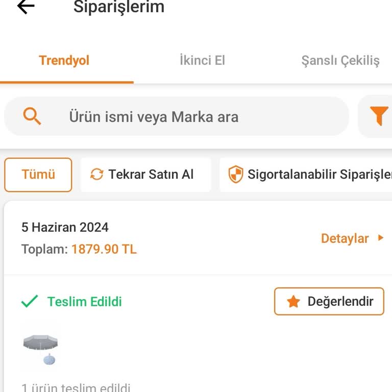 Trendyol Ürün Teslim Edilmediği Takdirde Ürününüz Teslim Edildi Diyor
