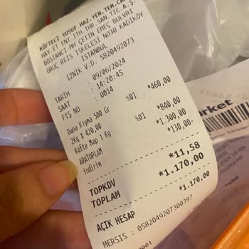 Trendyol Hızlı Market Bostancı Köfteci Yusuf Hesaplı Kasap Eksik Ürün