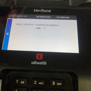 Verifone Panaroma Bilişim Pos Cihazı Durduk Yere Şifre İstedi