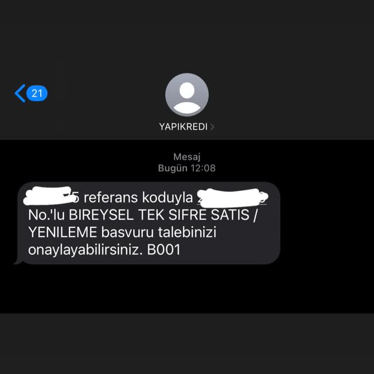 Yapı Kredi'den Yanlış Mesaj: Müşteri Olmadan Başvuru Talebi