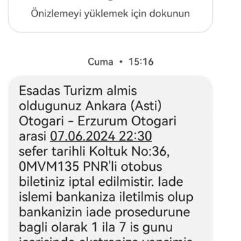 Obilet'ten Aldığım Bileti İptal Ettirdim Ancak Param İade Edilmedi