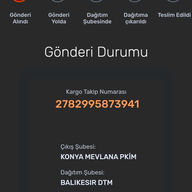 PTT Kargo Teslimat Süresi Problemi
