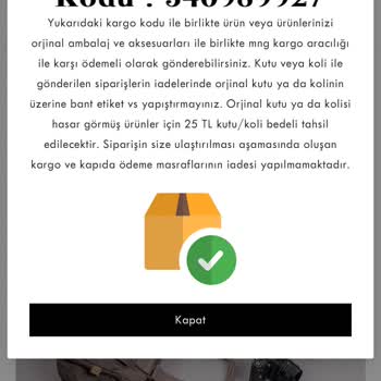 Nurcan U*** İade Ücreti Talebi- Getcho