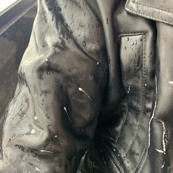 Zara Lederjacke mit minderer Qualität, Blasenbildung bei Regen, Enttäuschung und Forderung nach Lösung