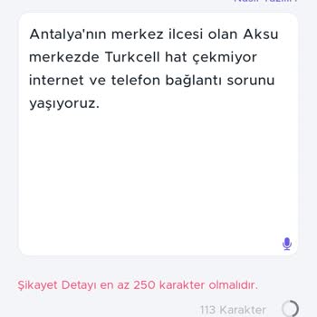 Turkcell İnternet Ve Telefon Şebeke Çekmiyor.