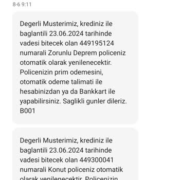 Türkiye Sigorta Ziraat Bankası Konut Sigortası İptali