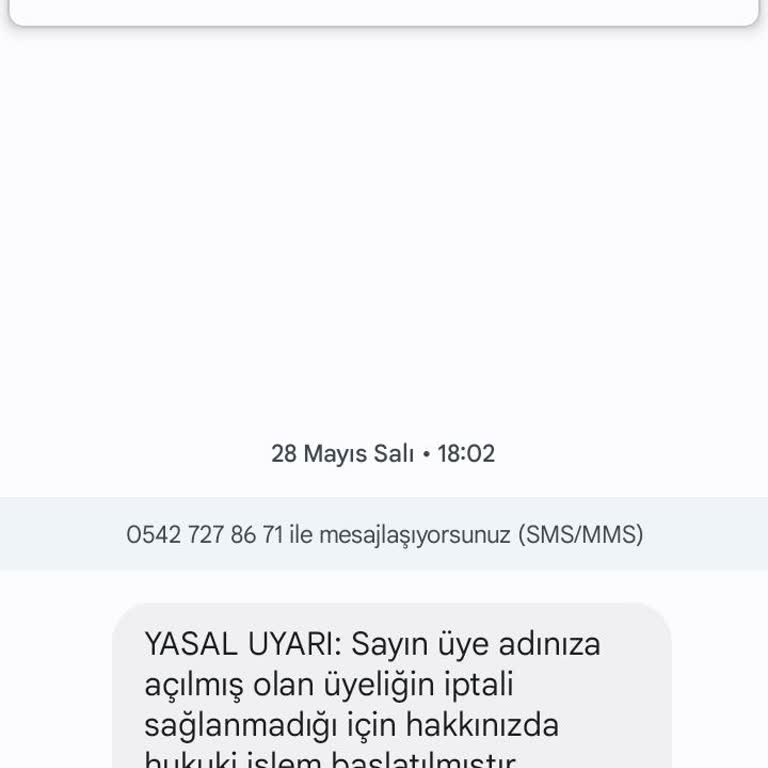 Güven Hukuk (SMS) Adlı Kısa SMS