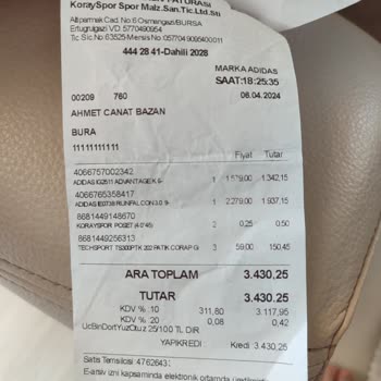 Adidas Koşu Ayakkabısı Bursa Koray Spor