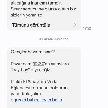 Bahçelievler Belediyesi'nden Gelen SMS'lerin İptali