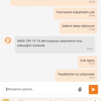 Trendyol Gel Al Noktasından Alınmayan Ürün İade De Eksik Çıkıyor.