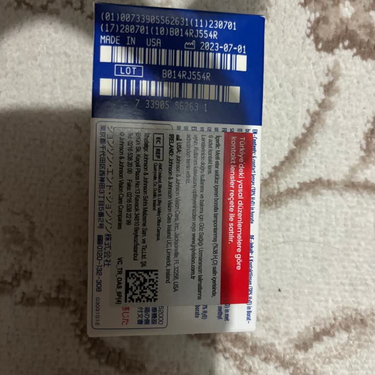 Acuvue Oasys Gözümü Tahriş Etti