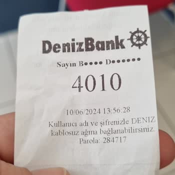 Denizbank Şubesi Sıra Gelmeme