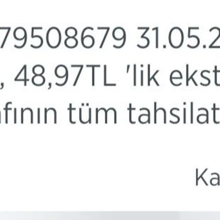 Ziraat Bankası Ekstre Masrafı Çekimi