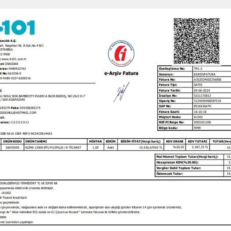 A101 Klima Kurulumu İçin Servise Ulaşılamıyor