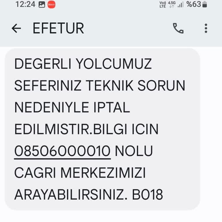 Enuygun. Com Geri Ödeme Yapmamıştır