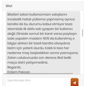 Biletwise Aracısı Olduğu Biletin Arkasında Durmuyor