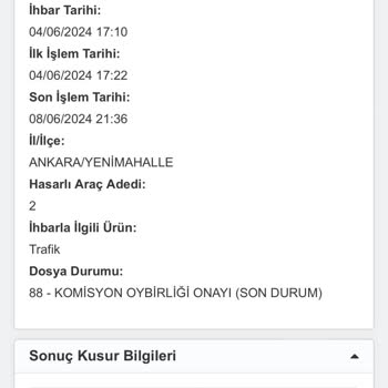 Sigorta Bilgi ve Gözetim Merkezi %100 Haklıyken %100 Kusurlu Oldum