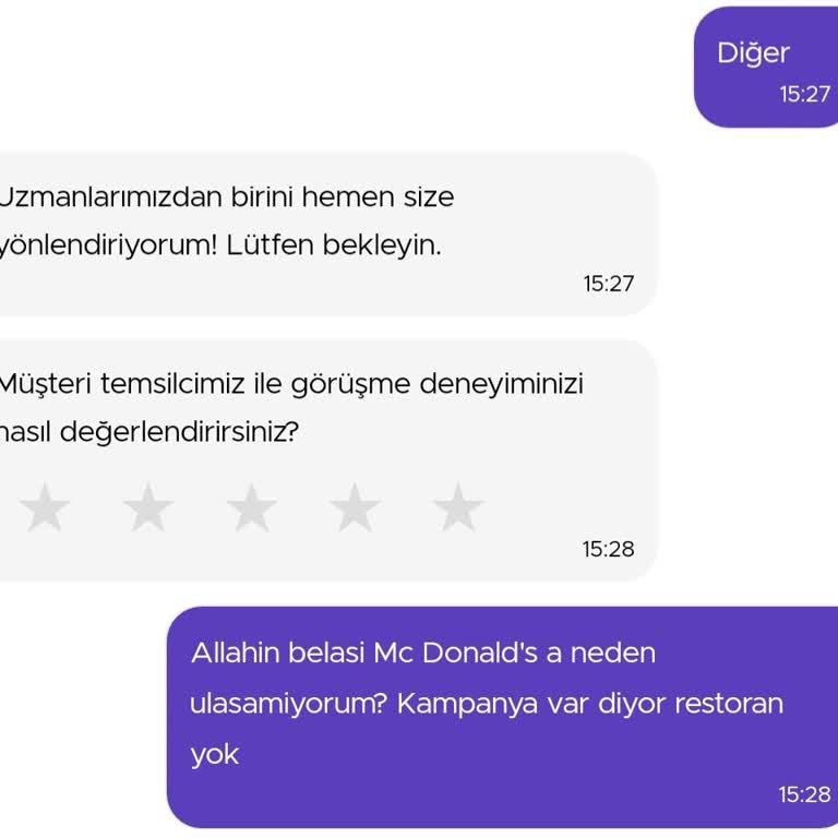 Getir Müşteri Hizmetleri Hizmet Vermiyor.