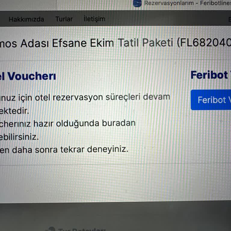Feribotlines'dan Cevap Bekliyoruz!
