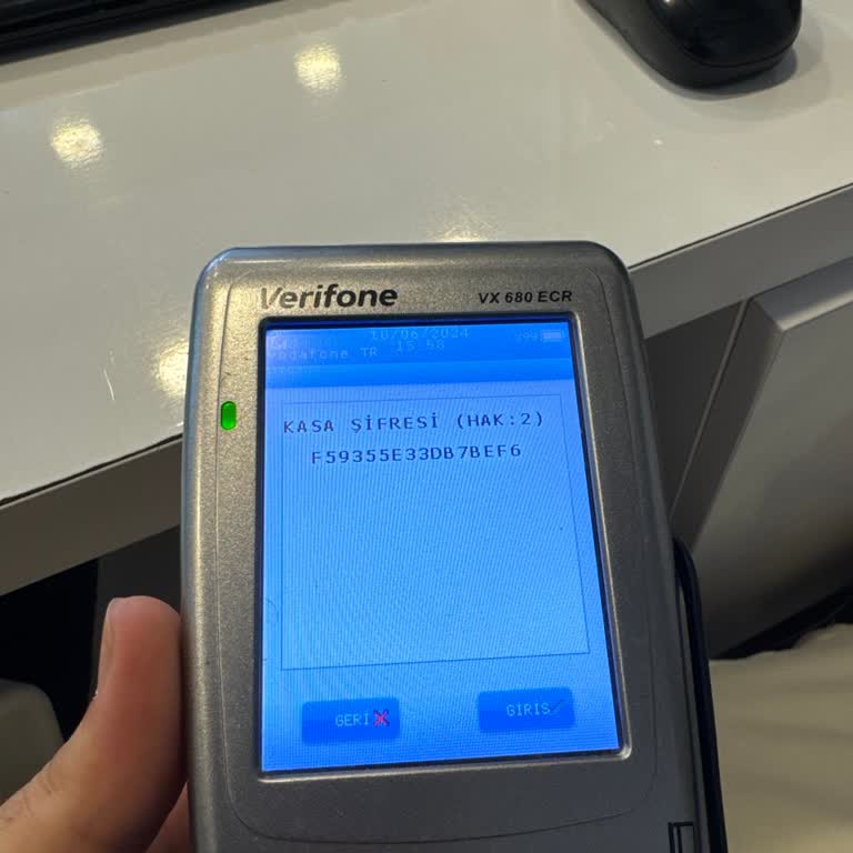 Verifone Vx680ecr Kasa Şifresi