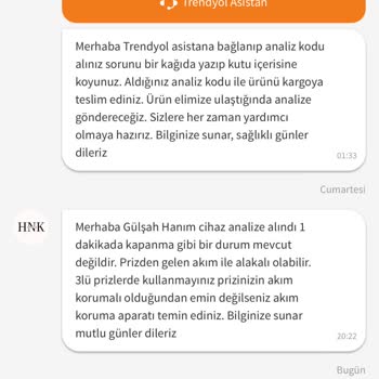 Trendyol Hnk Teknolojiden Şikayetçiyim