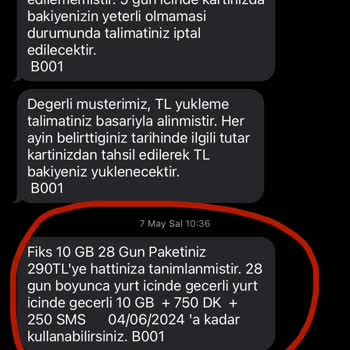 Türk Telekom Ücretini Ödediğim Paketi Hattıma Tanımlamadı