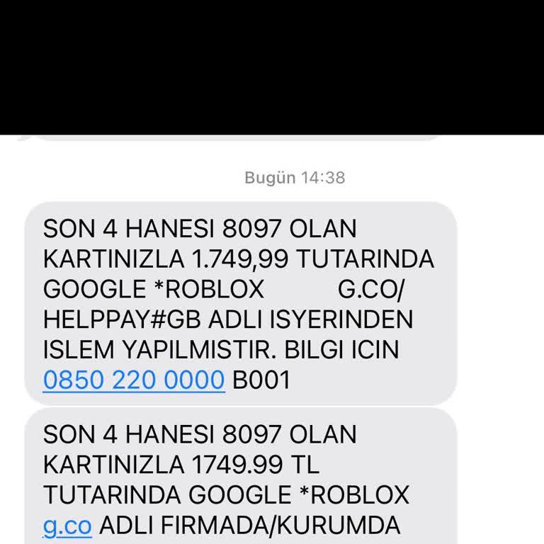 Google Kredi Kartımdan İzinsiz Çekim Yapmıştır
