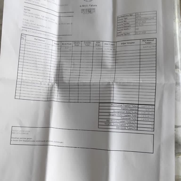 N11'den Royal Bilgi Mağazasından Satın Aldığım Telefon Sahte Çıktı