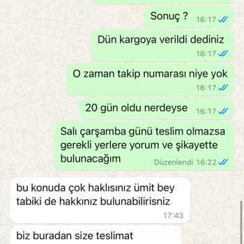Sandalie İlgisiz Ve Sorumsuz Firma