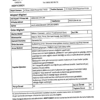 Bilicra Connect Kamera Problemi