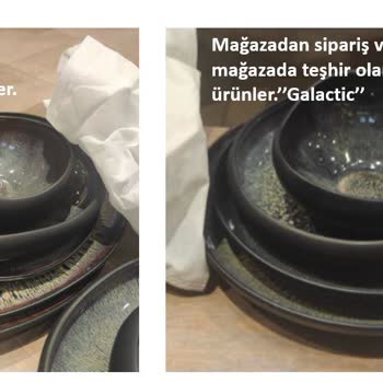 Karaca Züccaciye Karaca Streamline Galactic Stoneware Yemek Takımı Ve Mağaza Sorunu