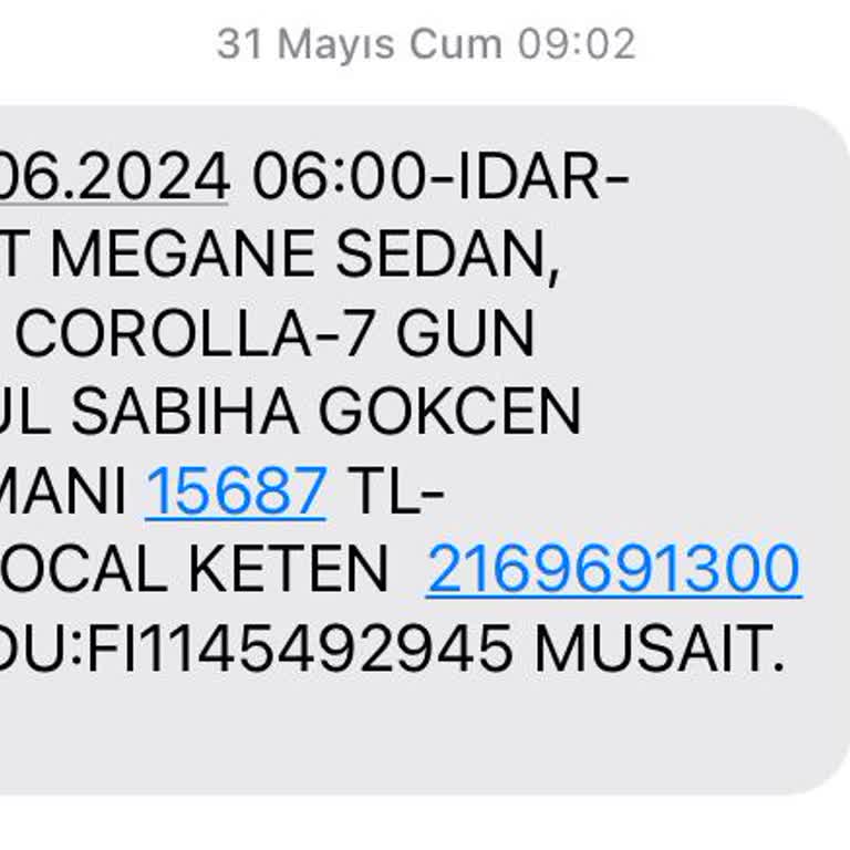 Sixt Araç Kiralama Firması Mağduriyeti
