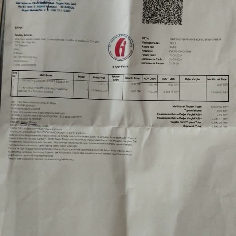 Philips Ultimate Toz Torbasız Arızalı Ürün